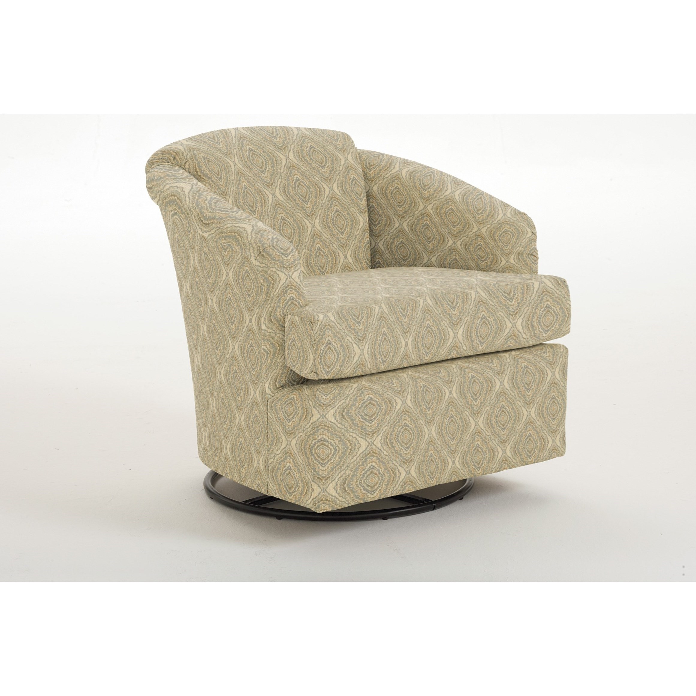 Best Home Furnishings Swivel Barrel Chairs 25671 Cass Swivel Barrel